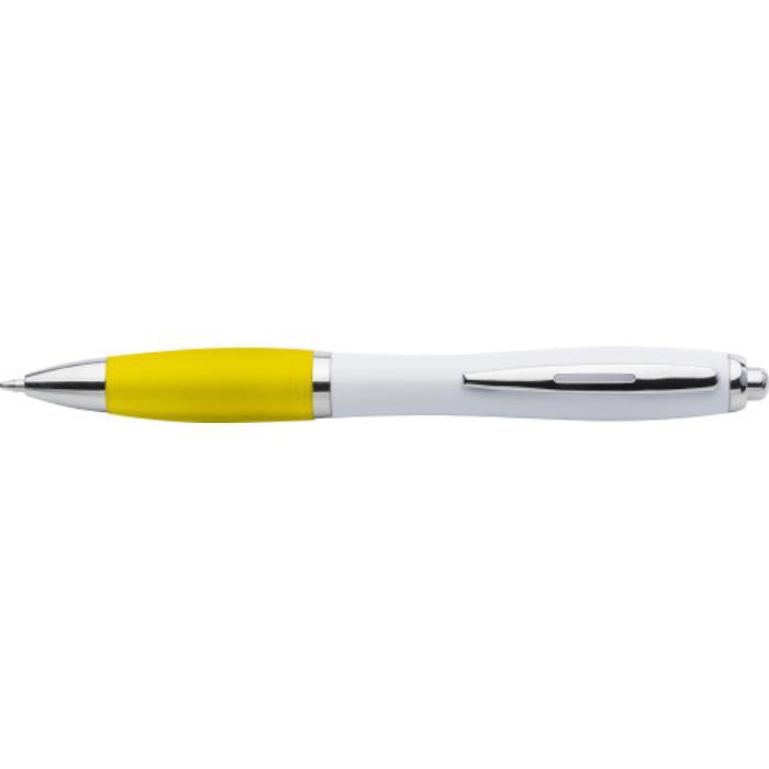 Kugelschreiber aus Kunststoff Swansea, Gelb