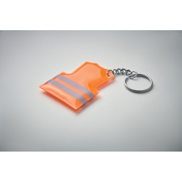 MO9199-71Visible Ring Schluesselring Sicherheitsweste_ neon orange