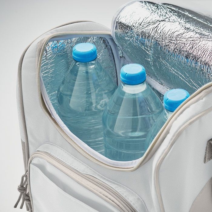 IT3101-06Zipper Kuehltasche mit Fronttasche_ Weiss