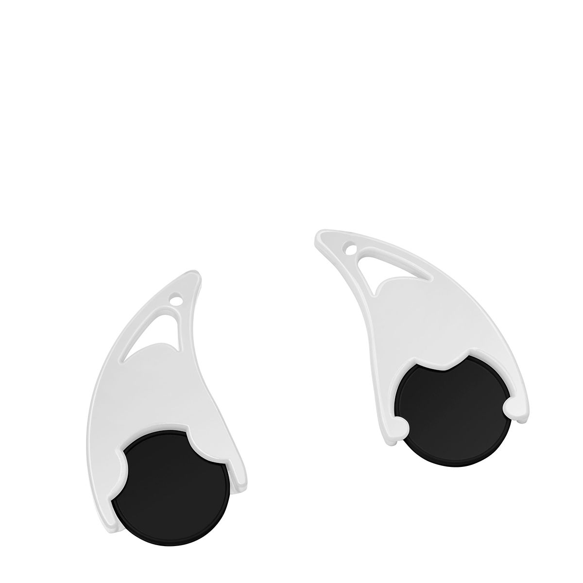 HE7491-6-0Chiphalter mit 1€-Chip _Epsilon_ schwarz_ weiss HE7491-6-0Chiphalter mit 1€-Chip _Epsilon_ schwarz_ weiss
