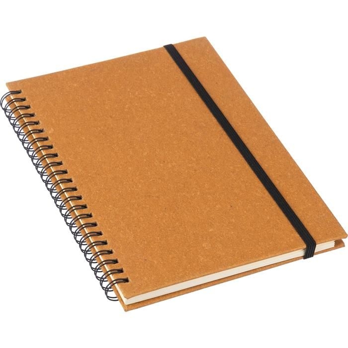 GI1103675-01Notizbuch aus recyceltem Leder A5 Egon_ schwarz