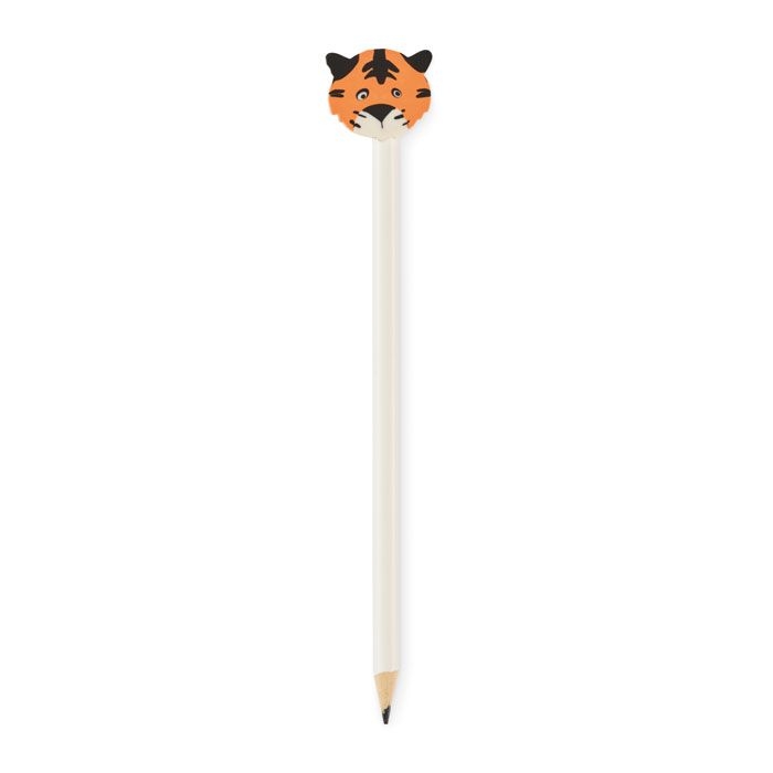 MO2929-06Circo Holzbleistift mit Radiergummi_ weiss