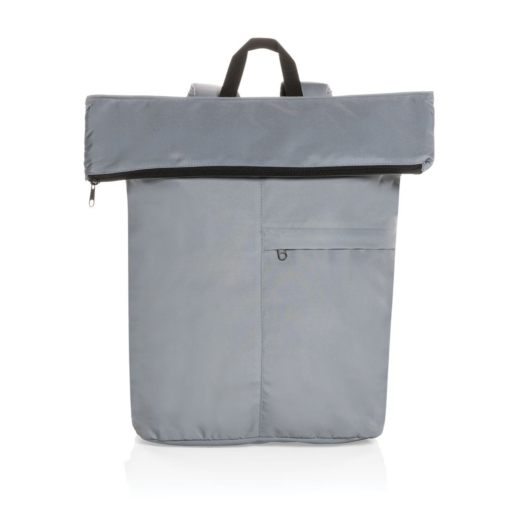 XDP763.17-2Dillon AWARE™ RPET faltbarer Lightweight-Rucksack_ grau