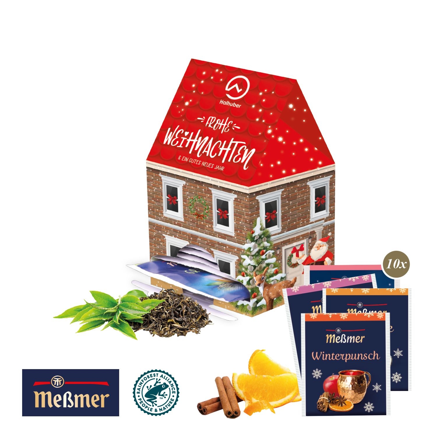 CD95426-01Tee-Haus „Mini“ mit Messmer Tee_ Teebeutel