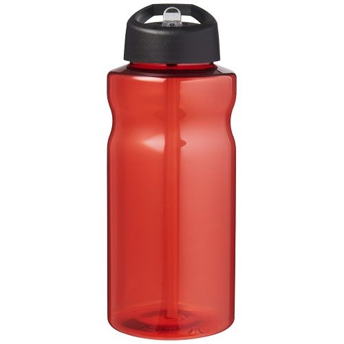PF210179-8H2O Active® Eco Big Base 1L Sportflasche mit Ausgussdeckel _ rot_schwarz