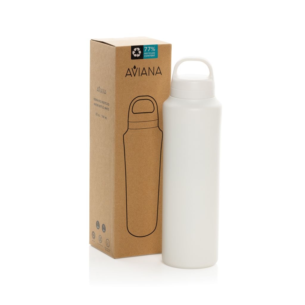 XD102227-119Aviana™ Rowan RCS recycelte Wasserflasche 740ml_ weiss
