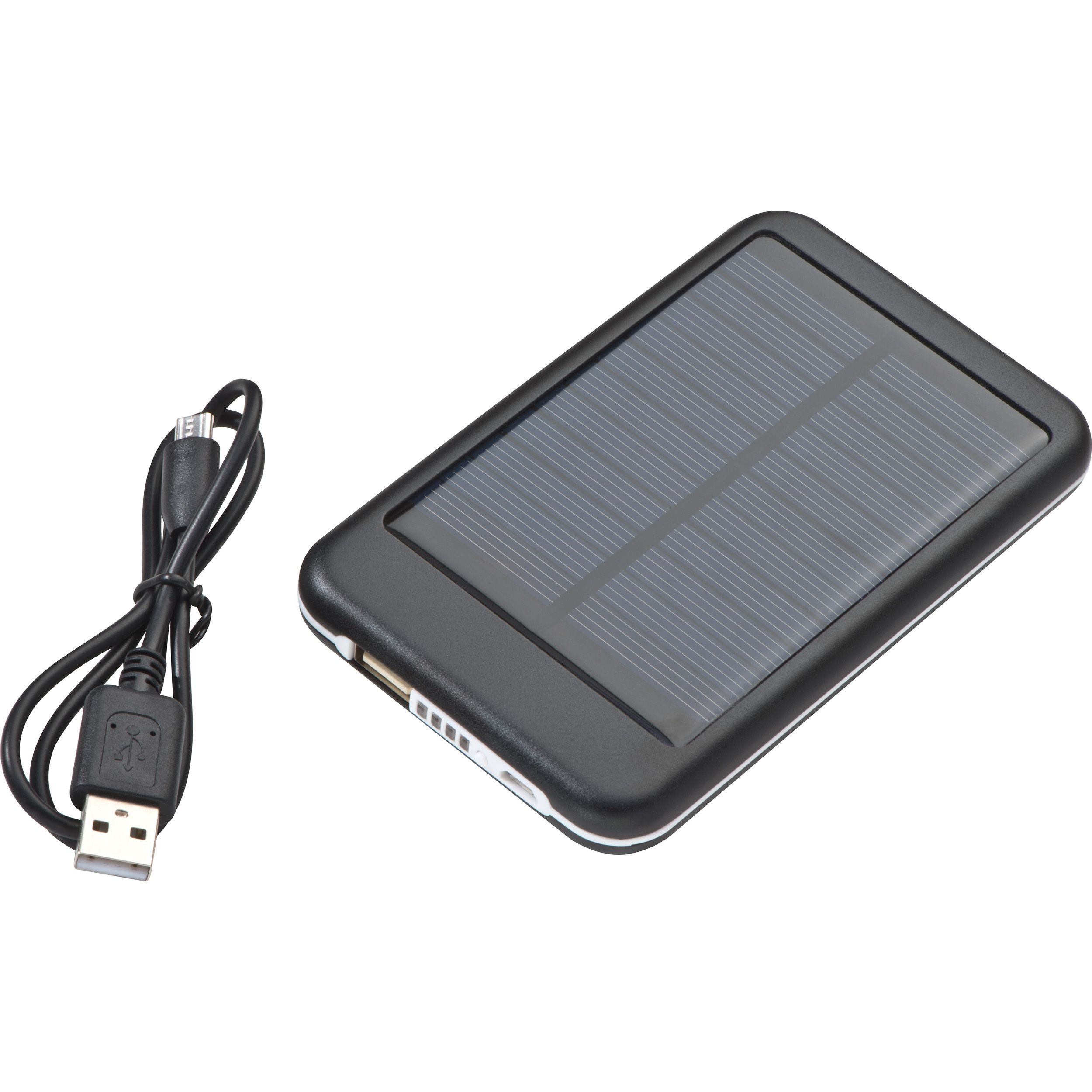 MA23559Solar Powerbank aus Metall mit 4.000 mAh