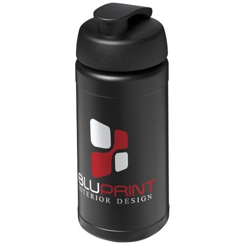 PF210068-12Baseline® Plus 500 ml Sportflasche mit Klappdeckel_ schwarz