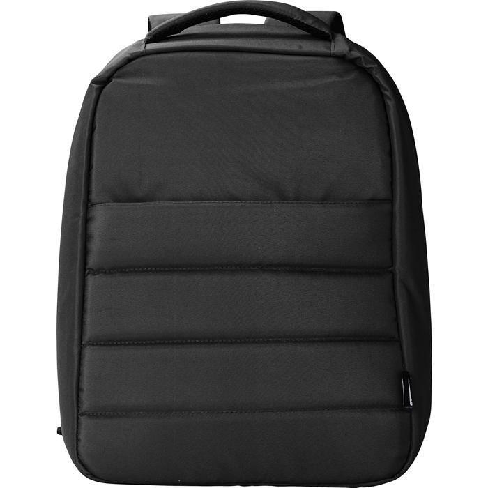 GI1015161-01rPET-Polyester _300D_ Anti-Diebstahl-Laptop-Rucksack Calliope_ schwarz