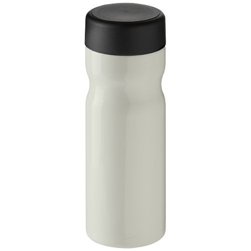 PF210435-12H2O Active® Eco Base 650 ml Sportflasche mit Drehdeckel_ elfenbeinweiss_schwarz PF210435-12H2O Active® Eco Base 650 ml Sportflasche mit Drehdeckel_ elfenbeinweiss_schwarz