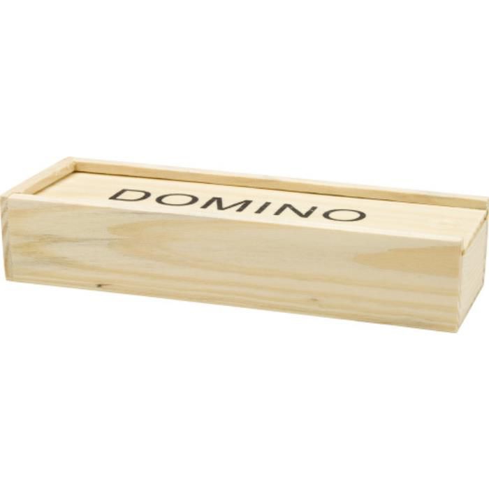 Domino-Spiel in Holzbox Enid, Braun