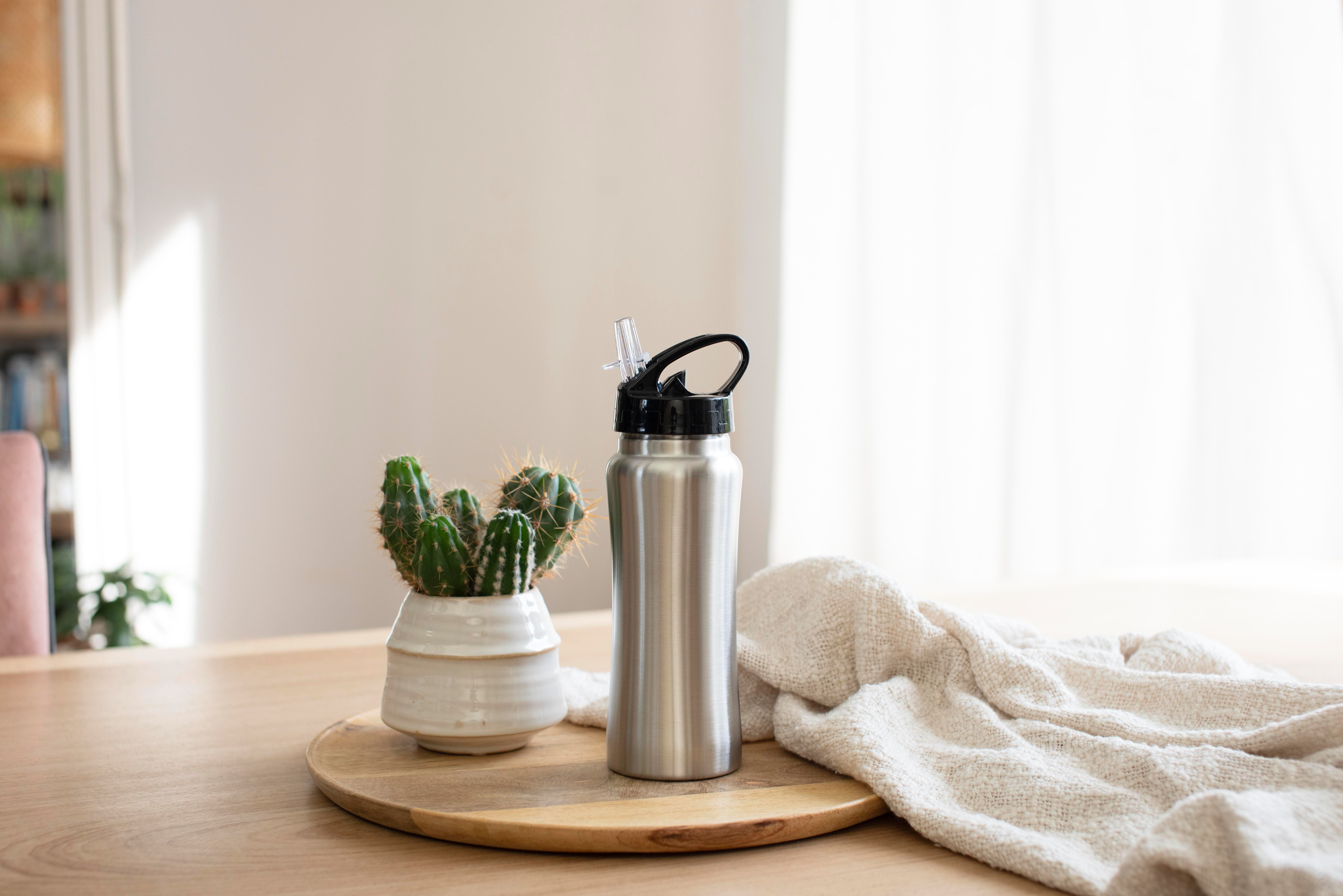 GI5233-05Trinkflasche aus Edelstahl Serena_ blau