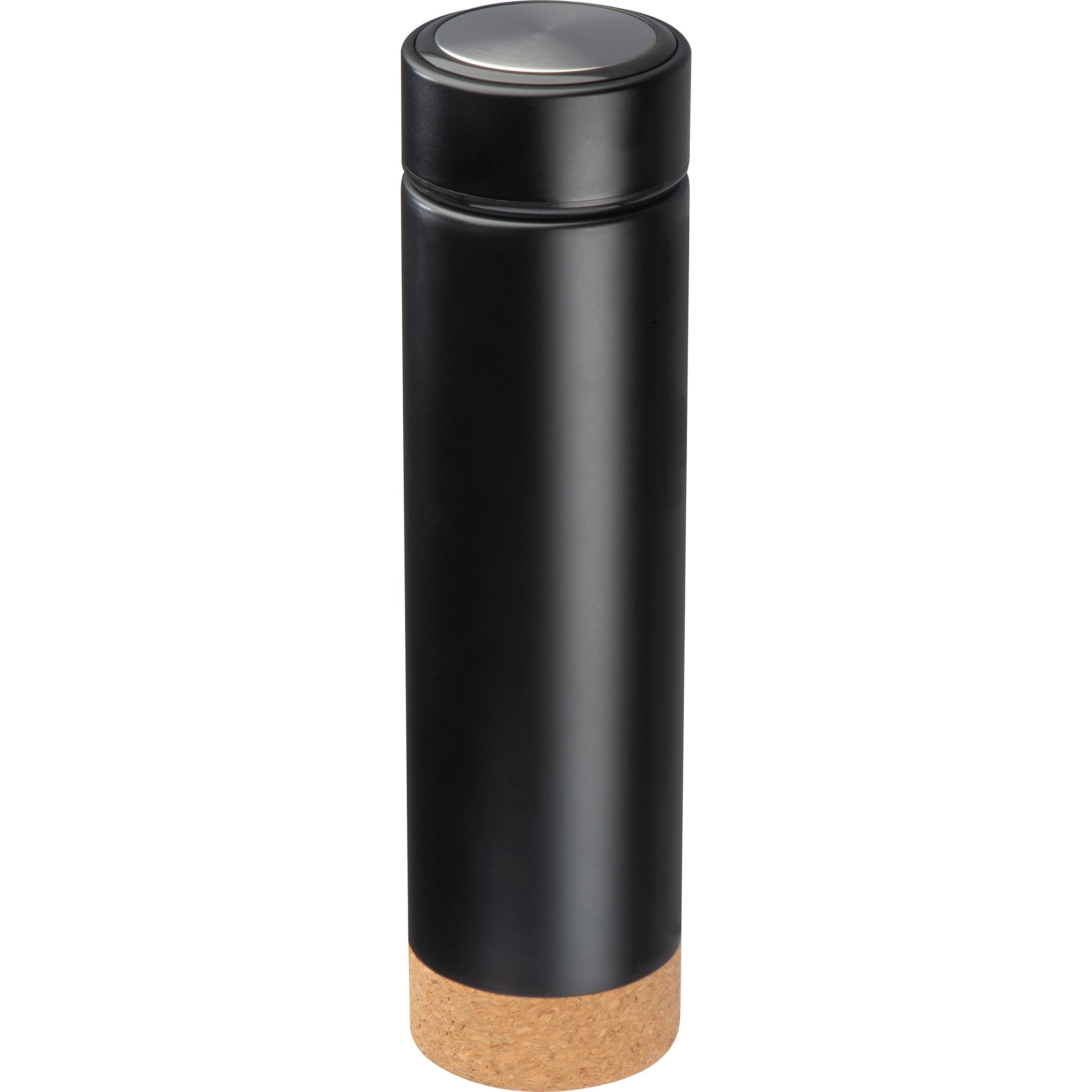 MA62142Vakuum Edelstahlflasche mit Teesieb_ 450ml