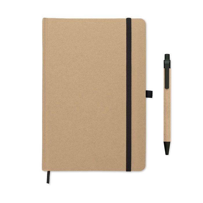 MO2396-03Caratil DIN A5-Notizbuch recy._ schwarz