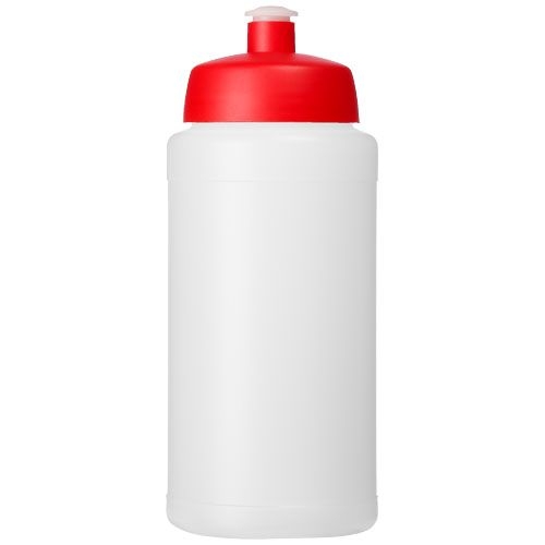 PF210688-19Baseline® Plus 500 ml Flasche mit Sportdeckel_ transparent_rot
