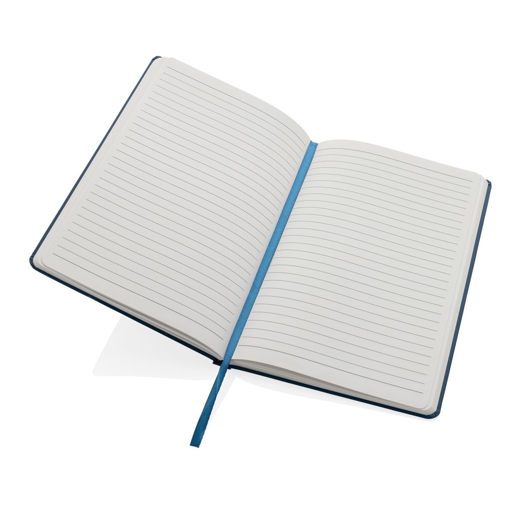 XDP774.35-5A5 Impact Steinpaper Hardcover Notizbuch_ blau