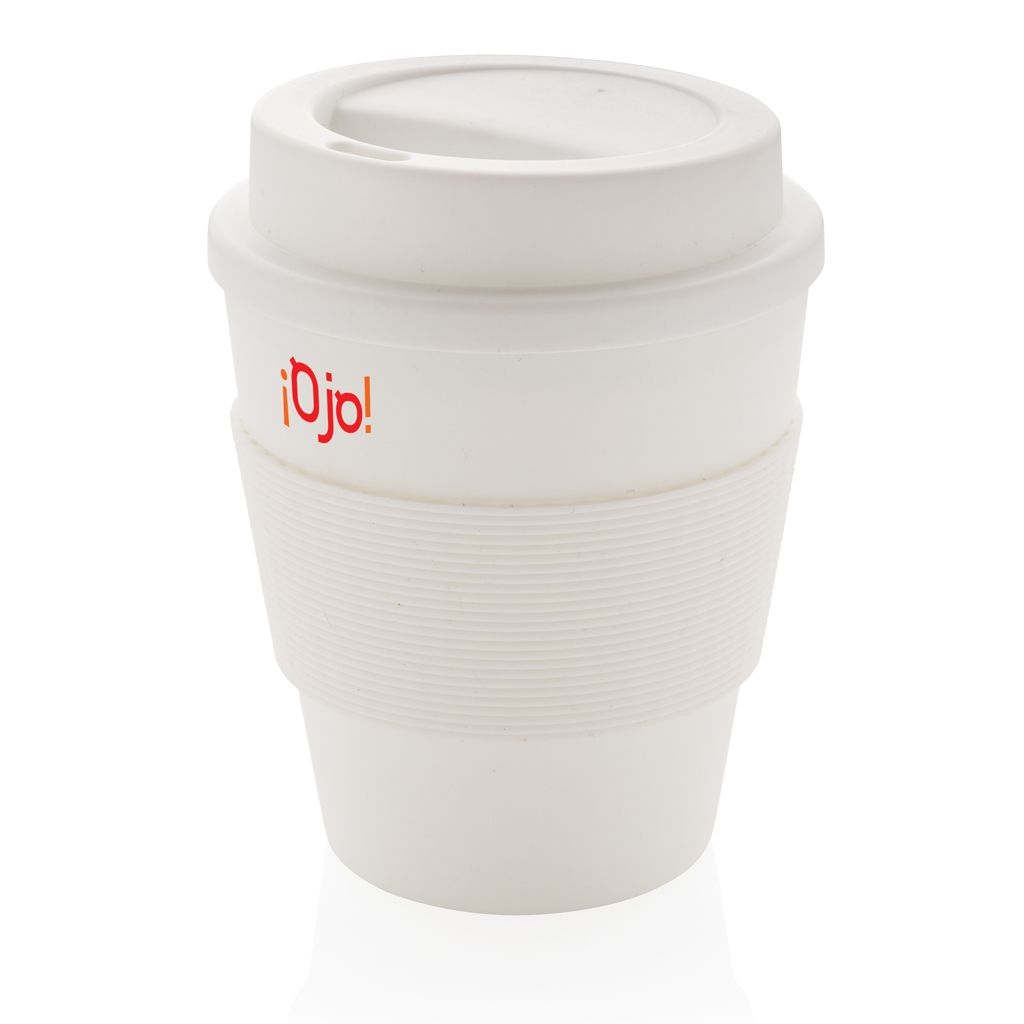 XDP432.68-3Wiederverwendbarer Kaffeebecher 350ml_ weiss