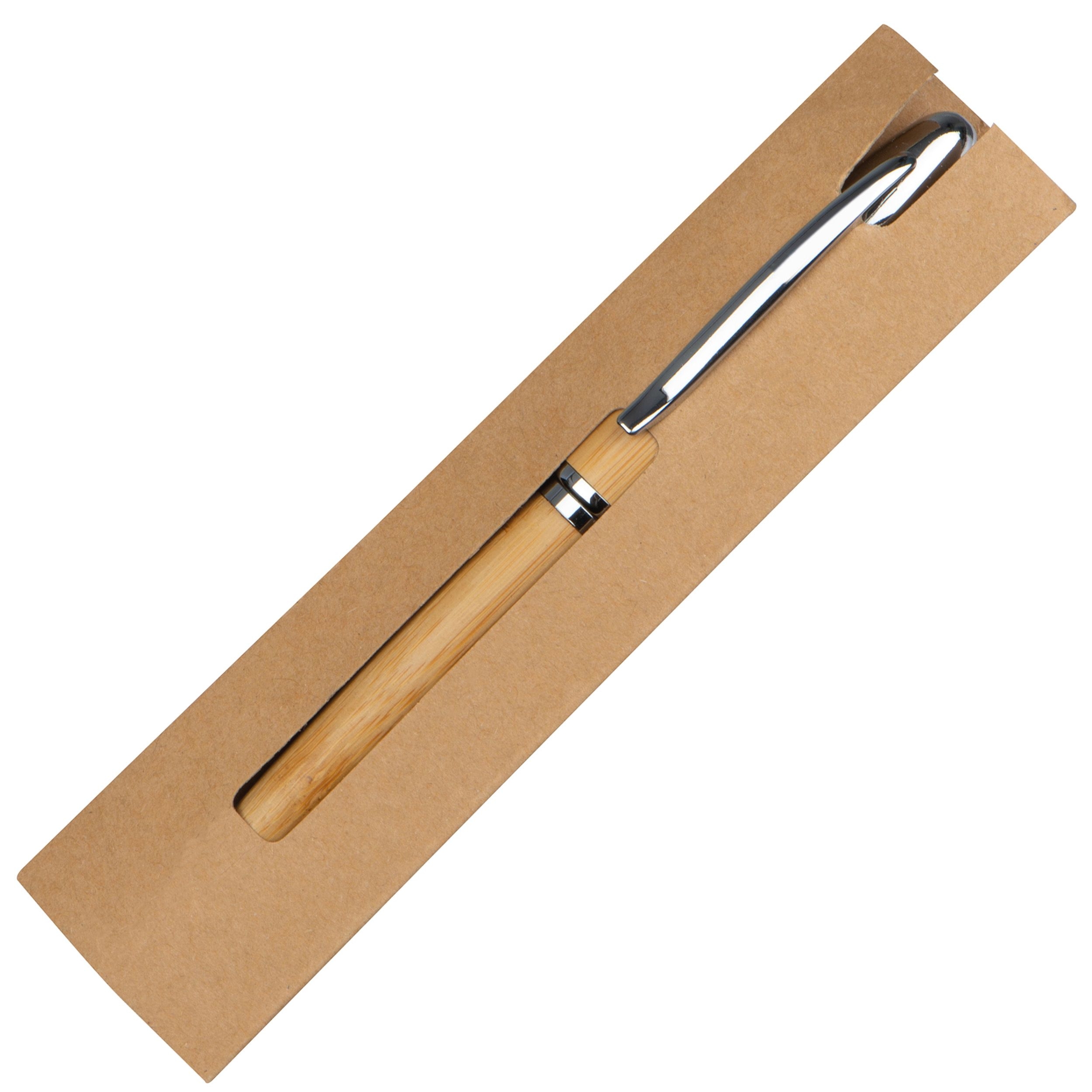 MA11496-13Drehkugelschreiber aus Bambus_ beige
