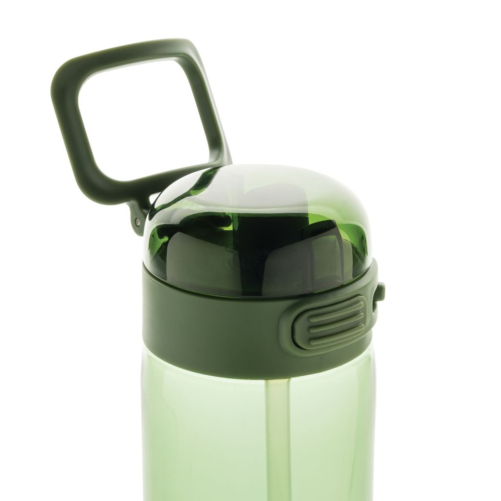 XDP437.70-07Sip'nLock RCS rPET auslaufsichere Sport-Trinkflasche 800ml_ gruen