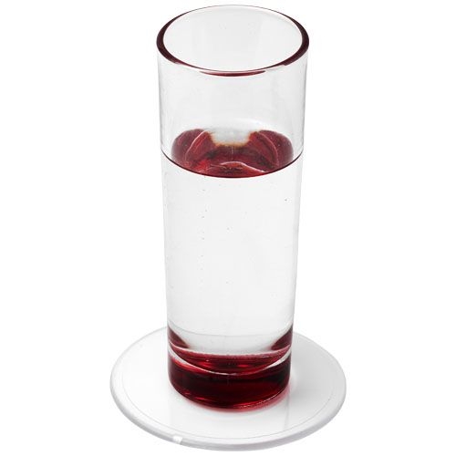PF210515-1Renzo runder Kunststoffuntersetzer_ transparent klar