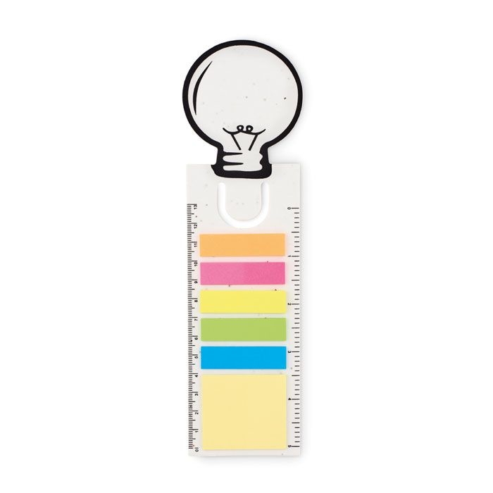 MO6512-06Idea Seed Samenpapier Lesezeichen_ weiss