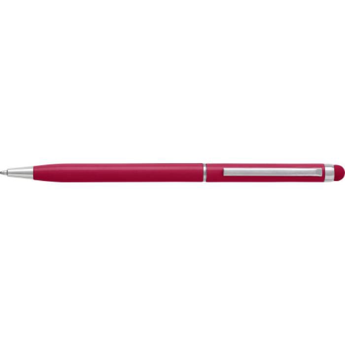 Kugelschreiber aus Aluminium Irina, Rot