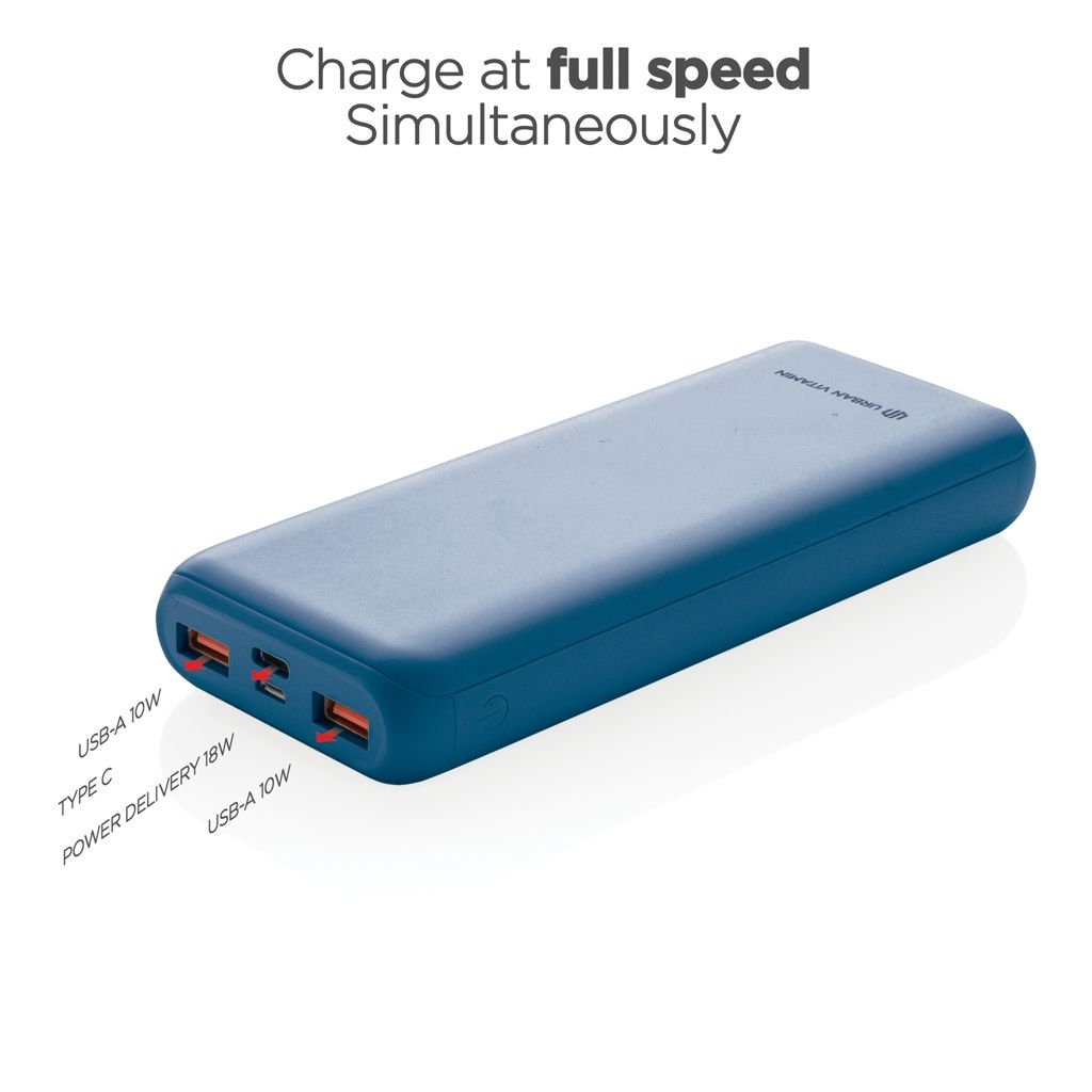 XDP322_75-5Urban Vitamin Pasadena 20.000mAh 18W PD Powerbank_ blau