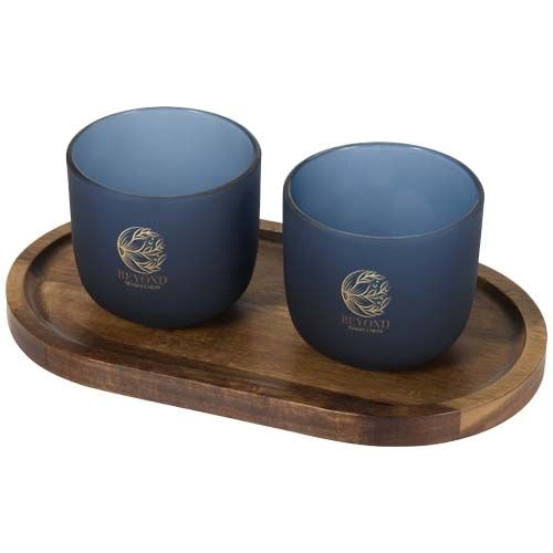 PF126402-2Male Set aus Holztablett und Glastassen_ hale blau