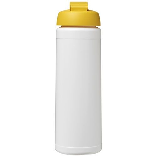 PF210070-11Baseline® Plus 750 ml Flasche mit Klappdeckel_ weiss_gelb