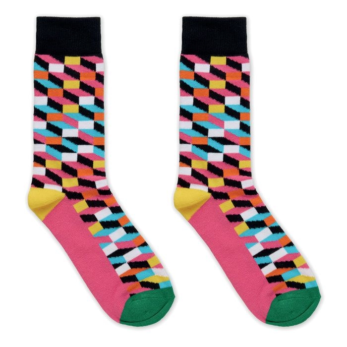 MO3101-38Funny L Socken 43-46_ fuchsia