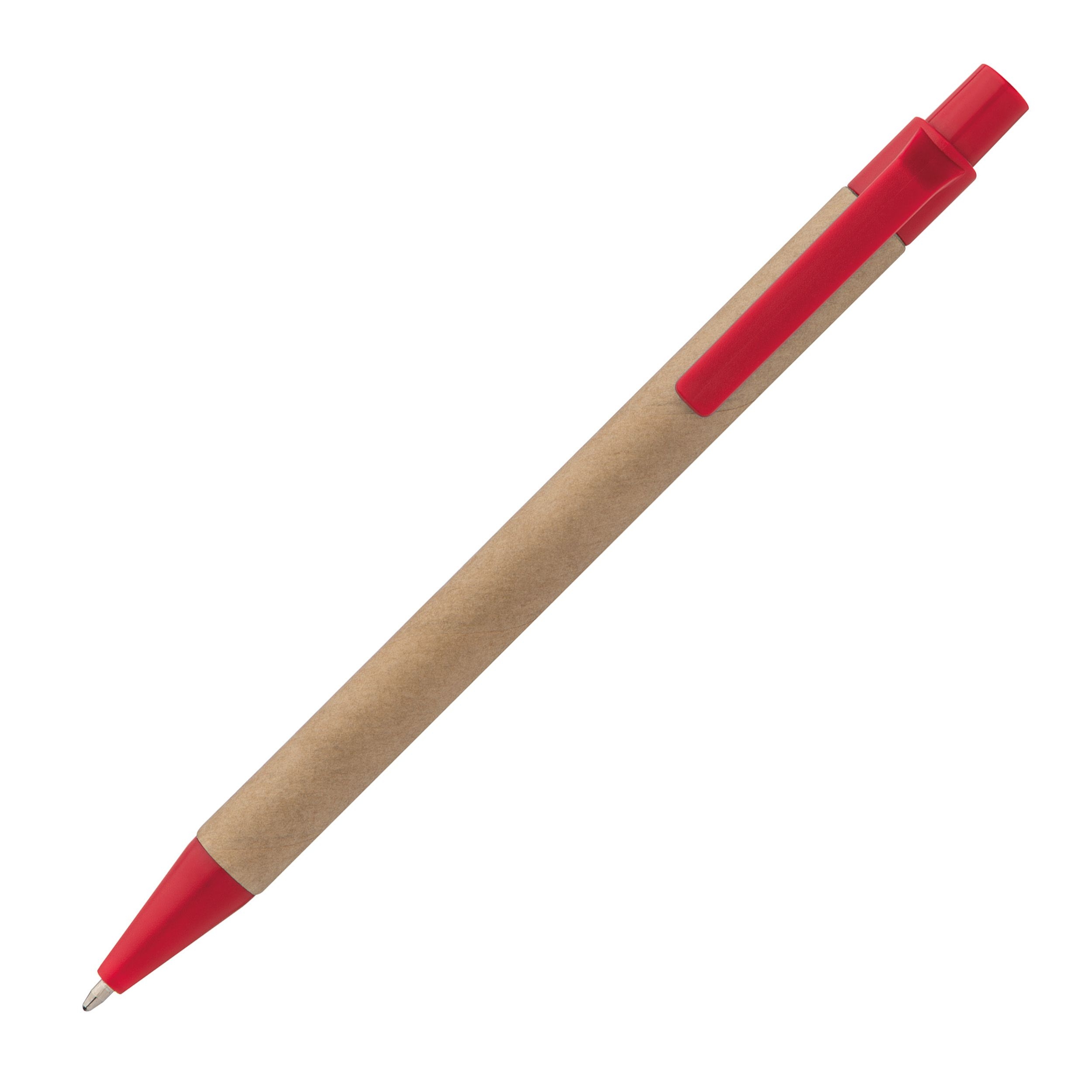 MA10397-05Kugelschreiber aus recyceltem Papier_ rot