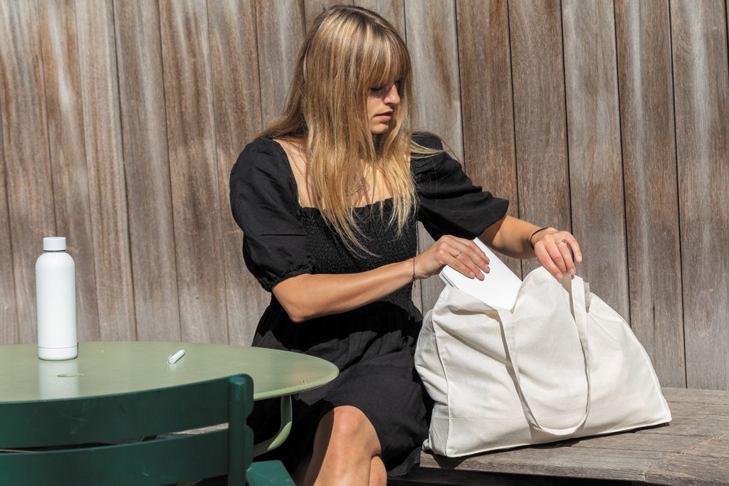 XDP762.65-3Impact AWARE™ recycelte Baumwoll-Shopper 145gr_ off white