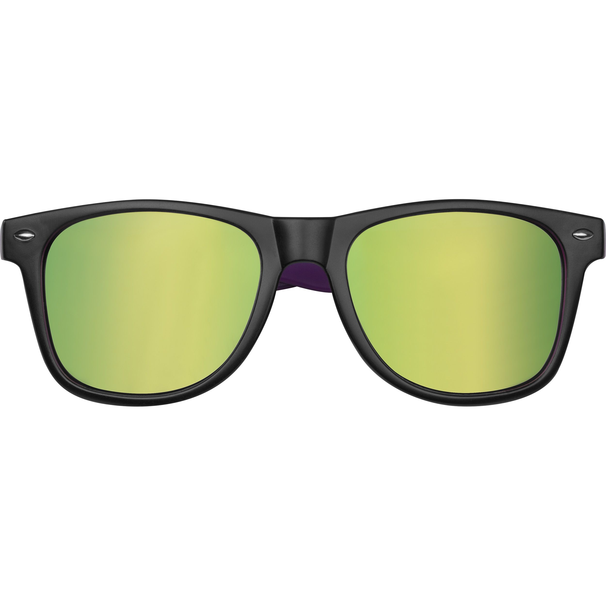 MA50671-12Sonnenbrille aus Kunststoff mit verspiegelten Glaesern_ UV 400 Schutz_ lila