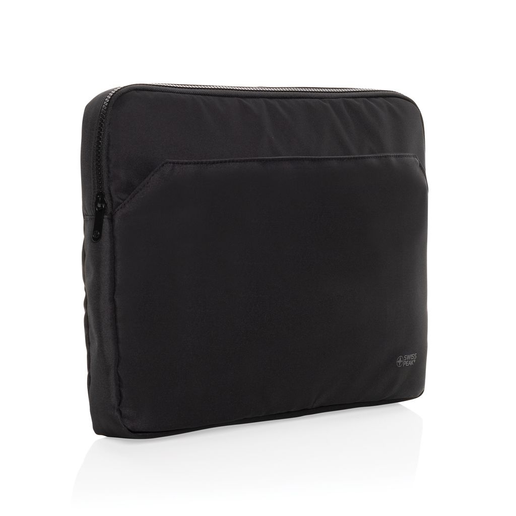 XDP788_16Swiss Peak Aware™ RPET Essential 15.6_ Laptop Sleeve