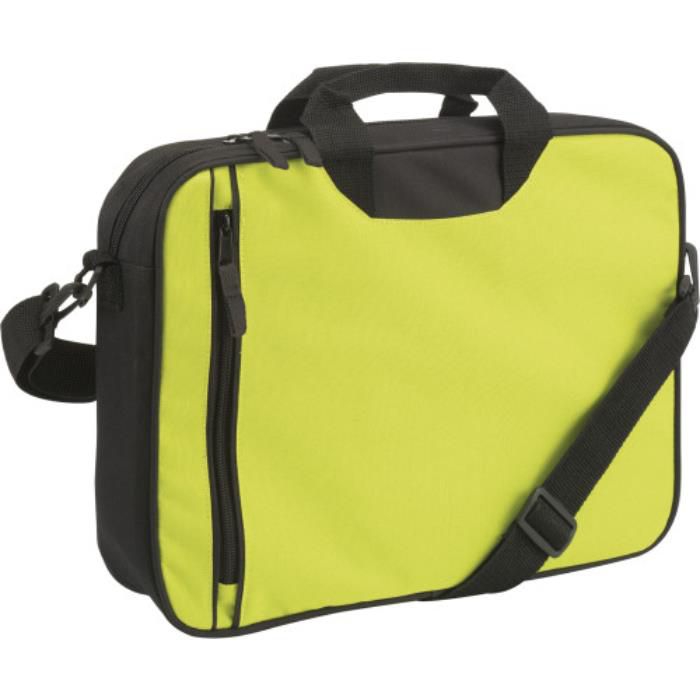 GI6157-29Dokumententasche aus Polyester Nicola_ Hellgruen