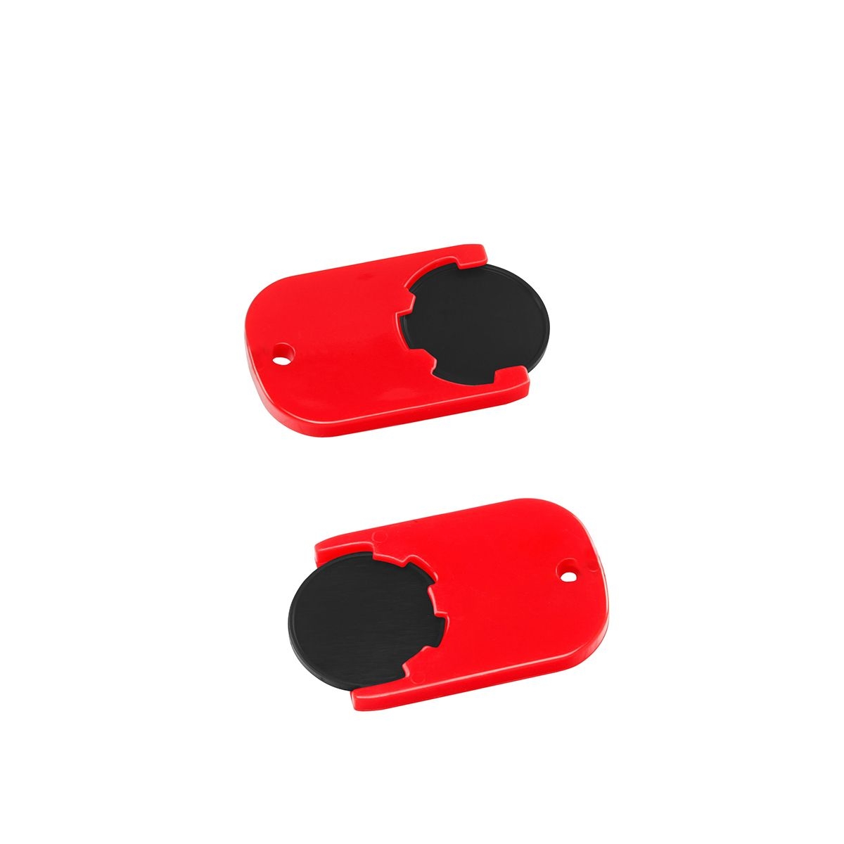 HE7555-6-1Chiphalter mit 1€-Chip _Gamma_ schwarz_ rot