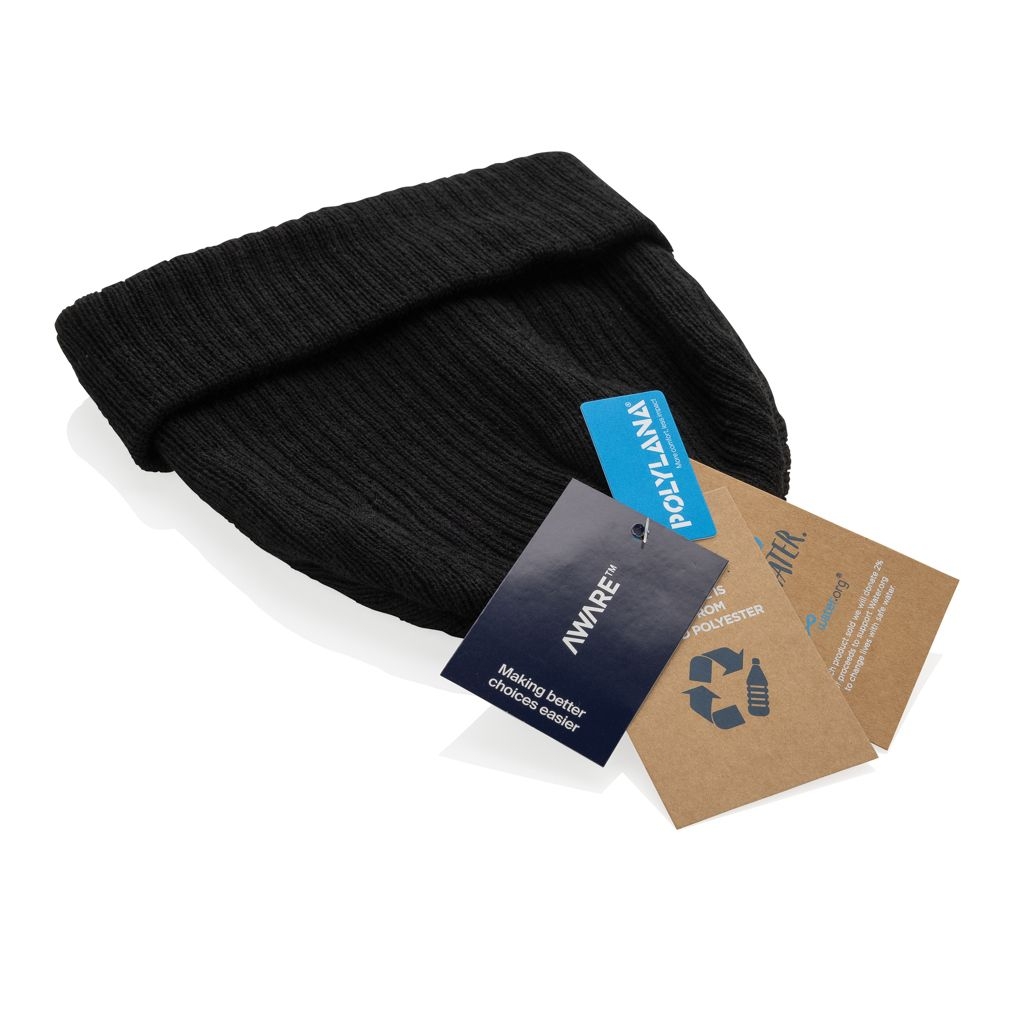 XDP453.49-01Pryor AWARE™ Polylana® Beanie mit Buendchen_ schwarz