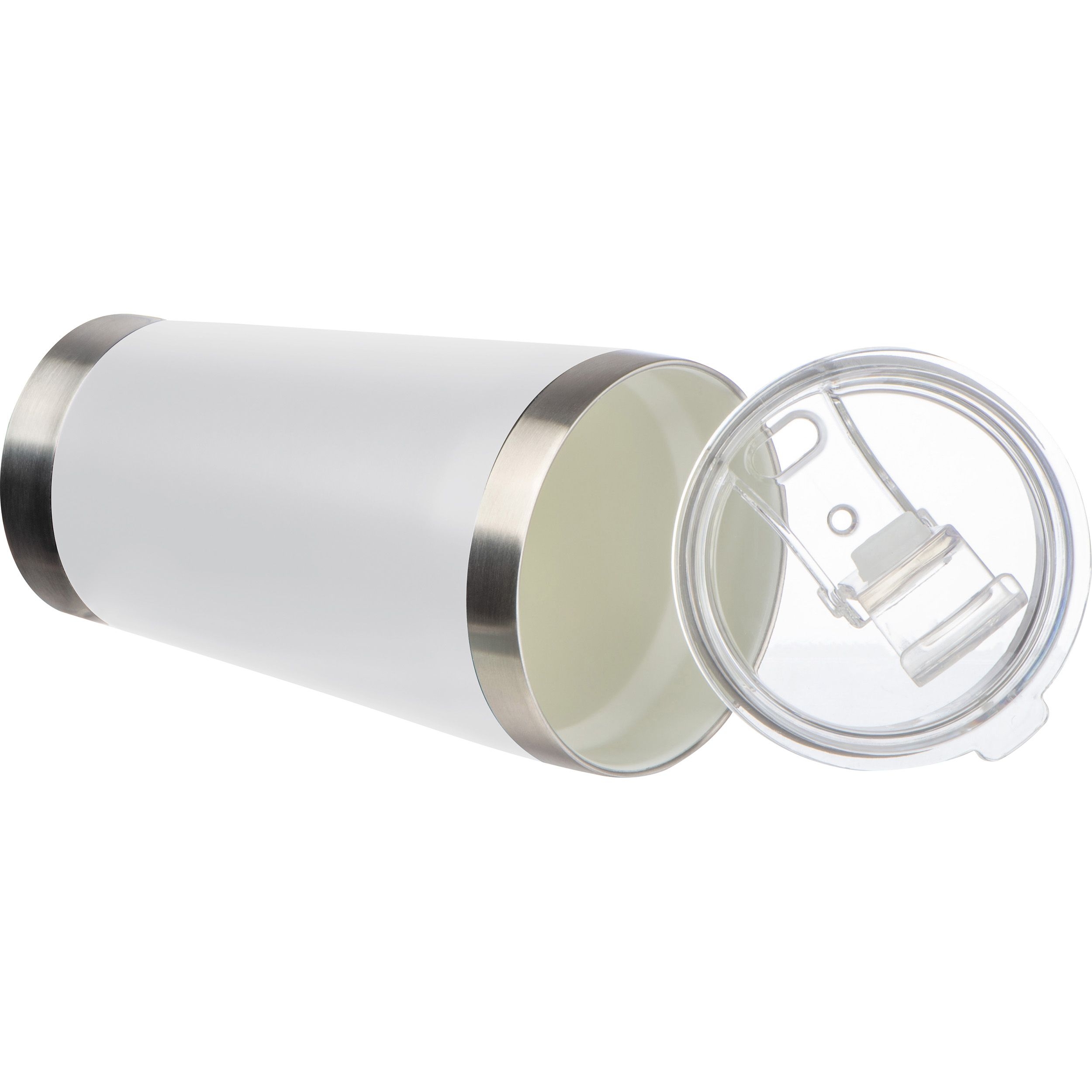 MA84318-06Vakuum Edelstahlbecher  KORNEL_ weiss