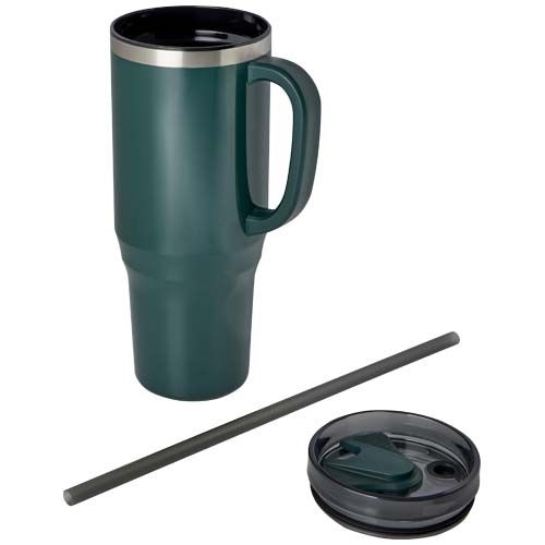 PF100801-4Melbourne 1200 ml RCS-zertifizierter Isolierbecher mit Strohhalm_ green flash