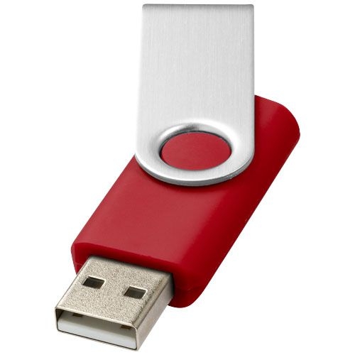 PF123504-4Rotate-Basic 2 GB USB-Stick_ rot_ silber_ 2 GB