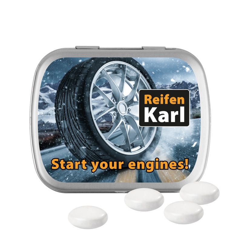 JG10107-4Klappdose aus Metall_ Mentos Kaudragees Mint_ matt-silber