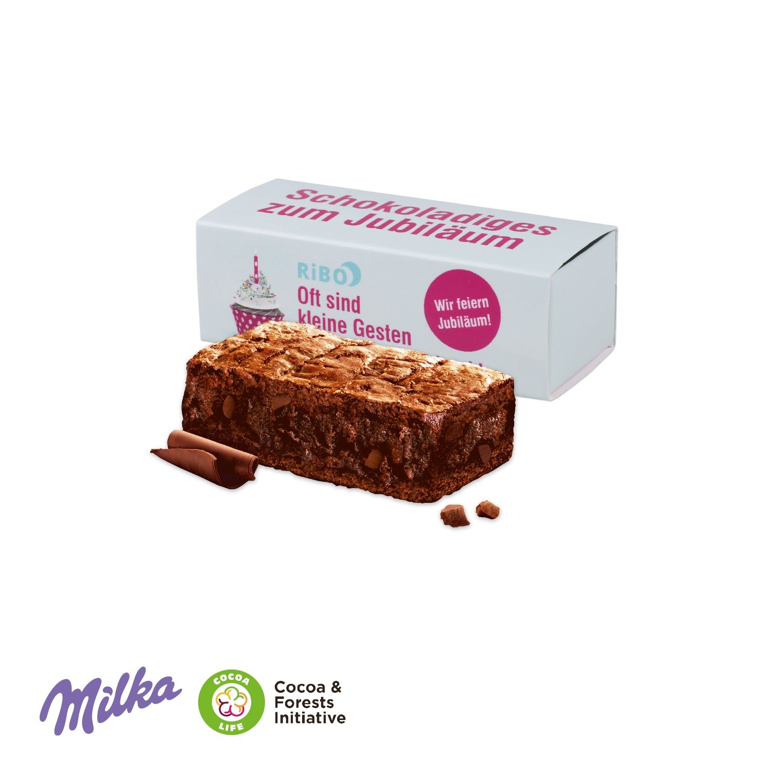 CD91418-01Milka Choco Brownie in Werbebox_ Milka Choco Brownie