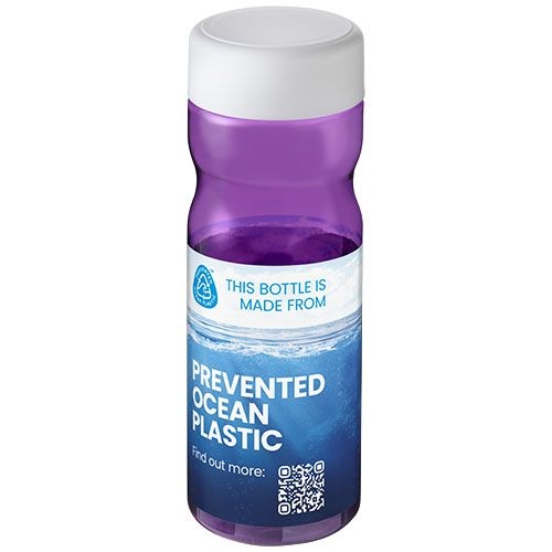 PF210435-10H2O Active® Eco Base 650 ml Sportflasche mit Drehdeckel_ lila_weiss