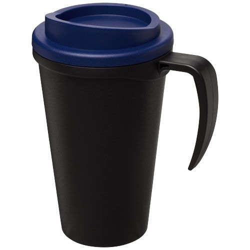 PF210004-15Americano® Grande 350 ml Isolierbecher_ schwarz_blau PF210004-15Americano® Grande 350 ml Isolierbecher_ schwarz_blau