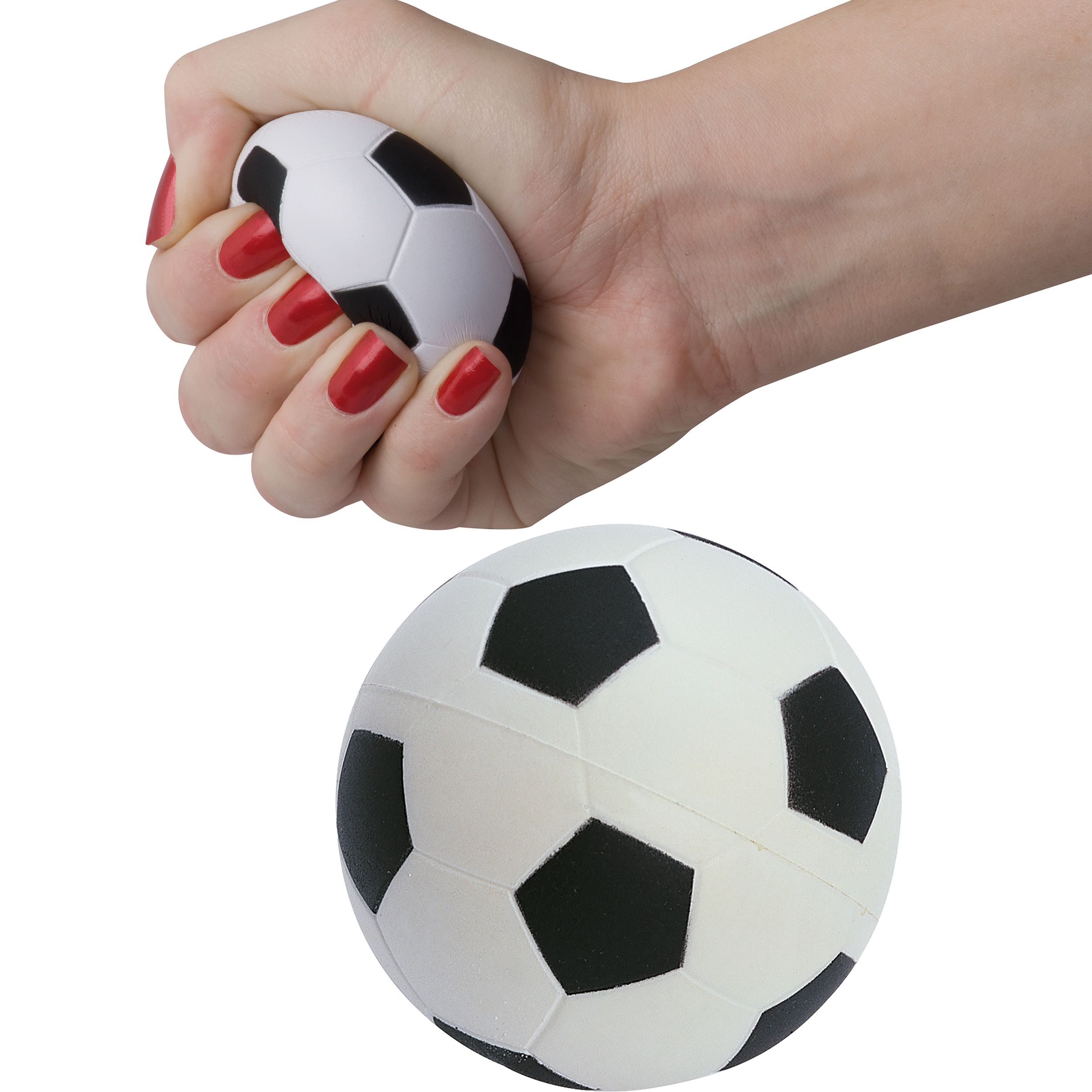 MA22718Anti Stress Knautschball Fussball LESLIE