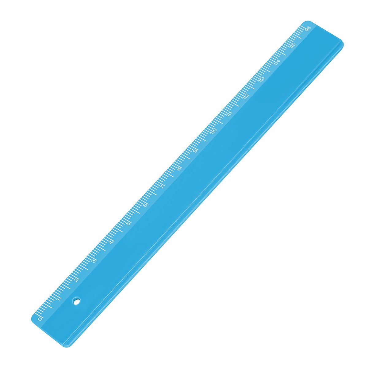 HE7391-3Werbeartikel Lineal 16 cm_ blau