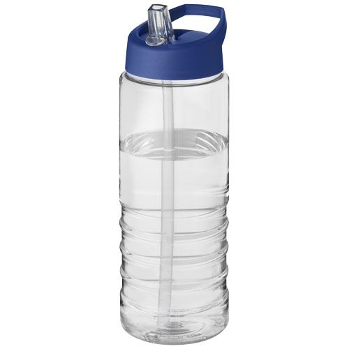 PF210877-6H2O Active® Treble 750 ml Sportflasche mit Ausgussdeckel_ transparent_blau PF210877-6H2O Active® Treble 750 ml Sportflasche mit Ausgussdeckel_ transparent_blau