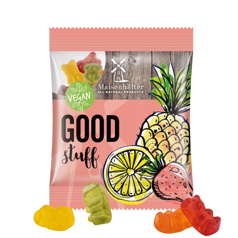 JG10070-2Minituete 12 g ab 350 St. Trolli vegane Fruchtgummi Baerchen _ Vegane Gummibaerchen_ transparente Folie
