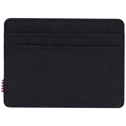 PF120756-3Herschel Charlie Kartenhalter aus recyceltem RFID_ schwarz