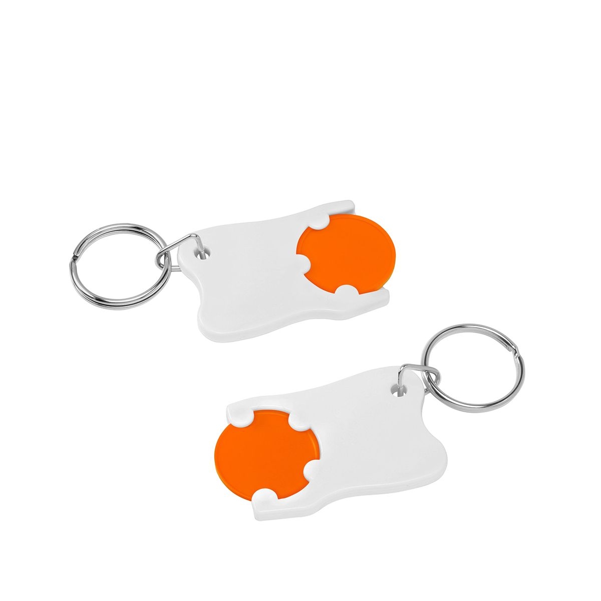HE8287R-5-0Chiphalter mit 1€-Chip _Zahn_ orange_ weiss HE8287R-5-0Chiphalter mit 1€-Chip _Zahn_ orange_ weiss